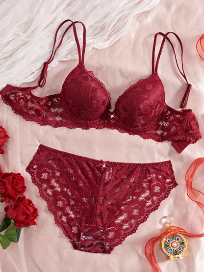 Pack of 6 Women’s Lace Lingerie Set