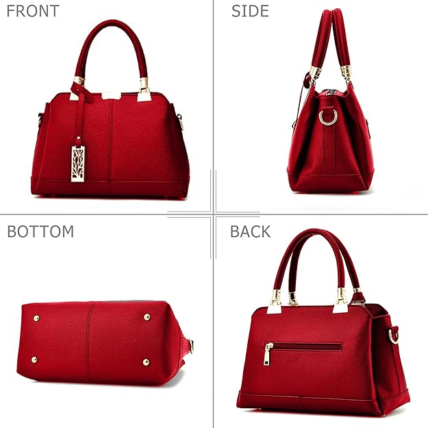 Women’s Retro Leather Crossbody & Shoulder Bag – Stylish Tote Purse with Spacious Interior (Perfect Gift for Any Occasion)