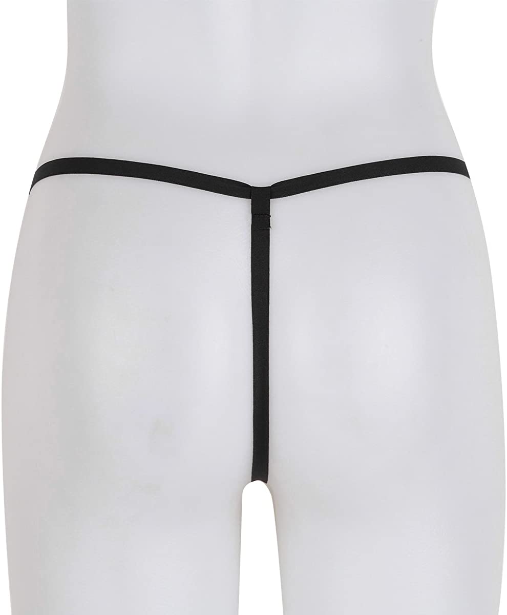 Twin Black-White pearl beaded Sexy Thong