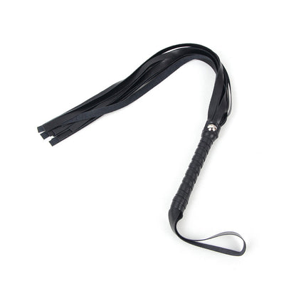 Black Leather Whip Tease Play Adult Couple