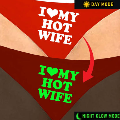 Red Satin Glow-in-the-Dark Panty – Glows Beautifully in the Dark