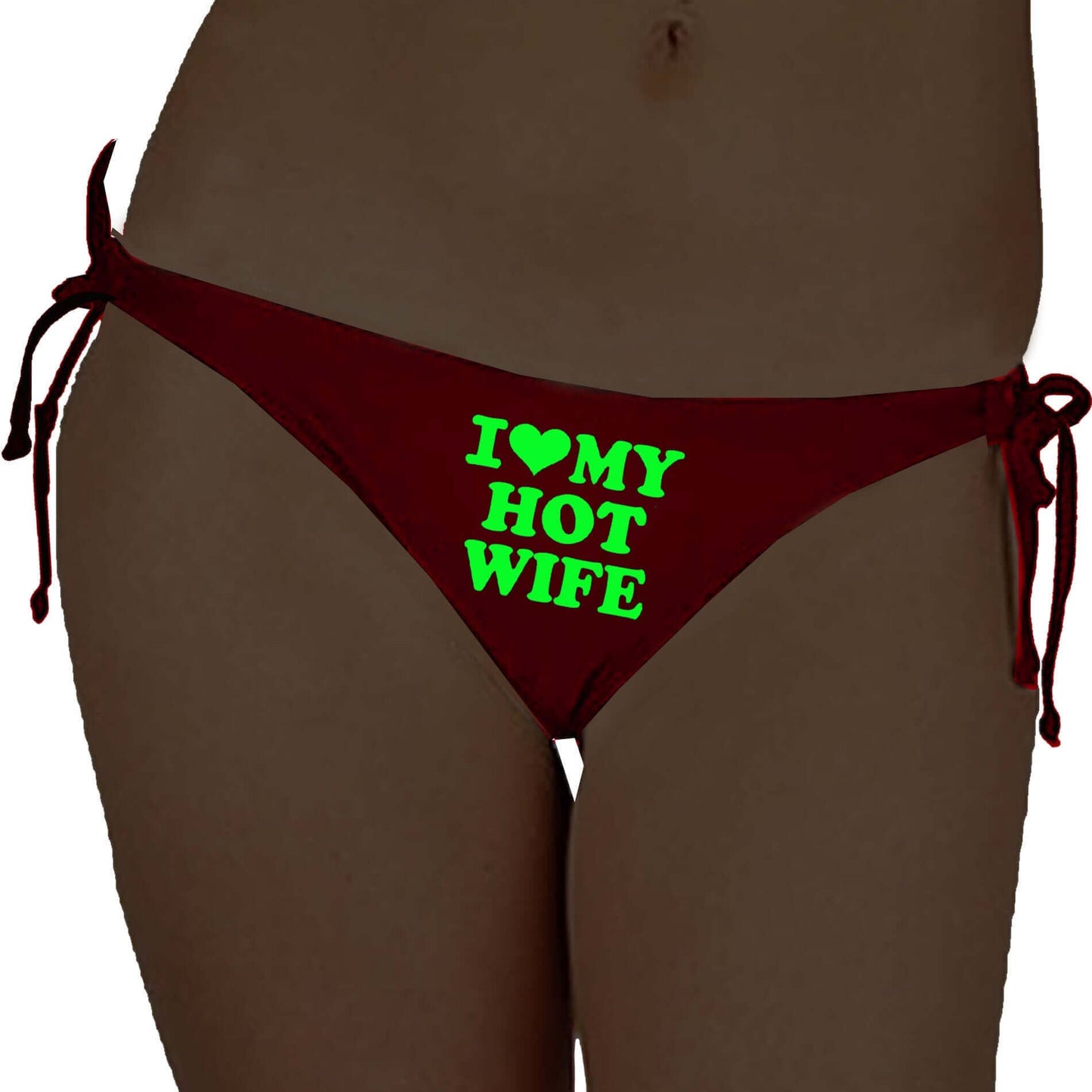 Red Satin Glow-in-the-Dark Panty – Glows Beautifully in the Dark