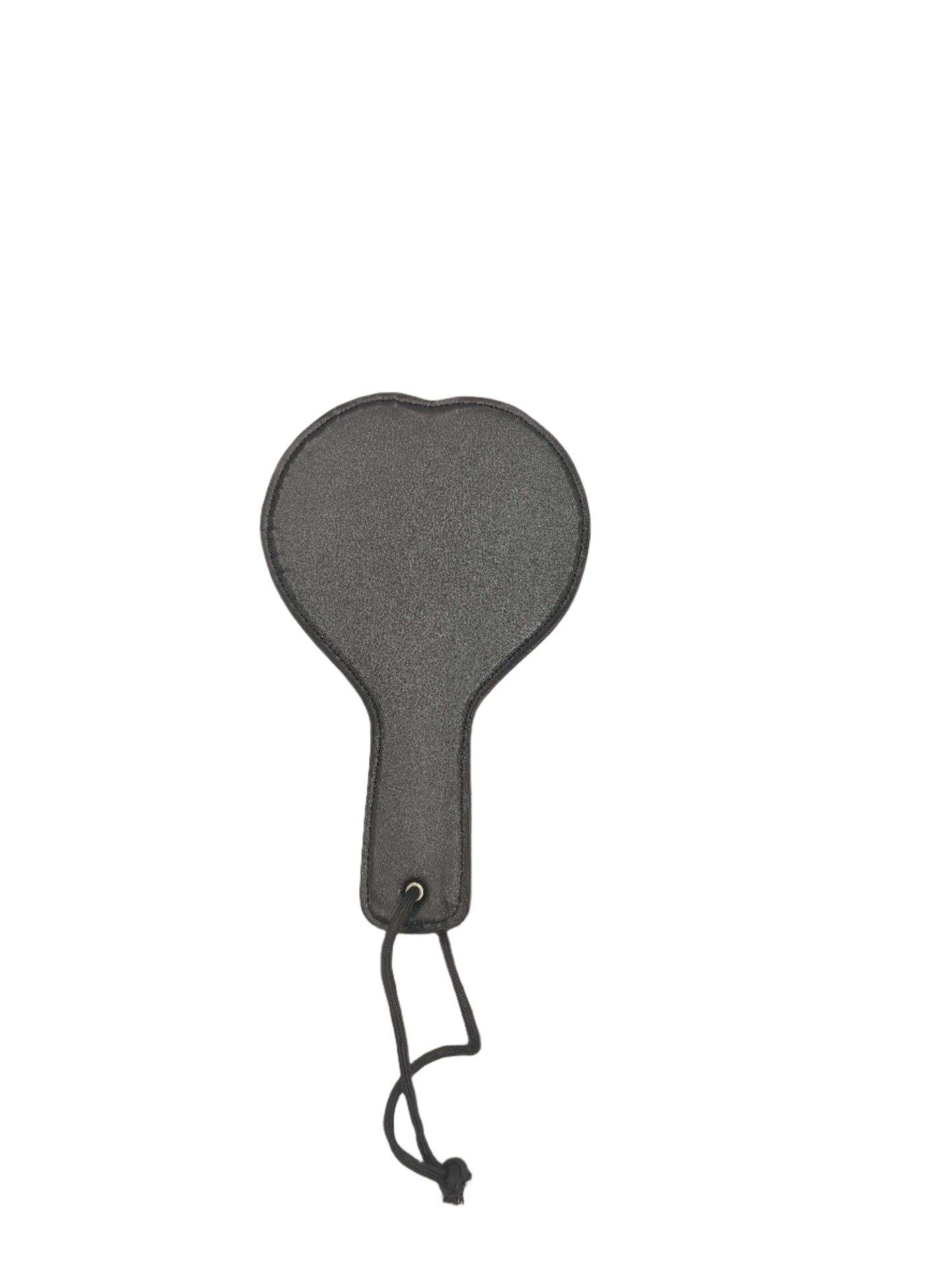 Black Heart Shape Leather Whip Paddle