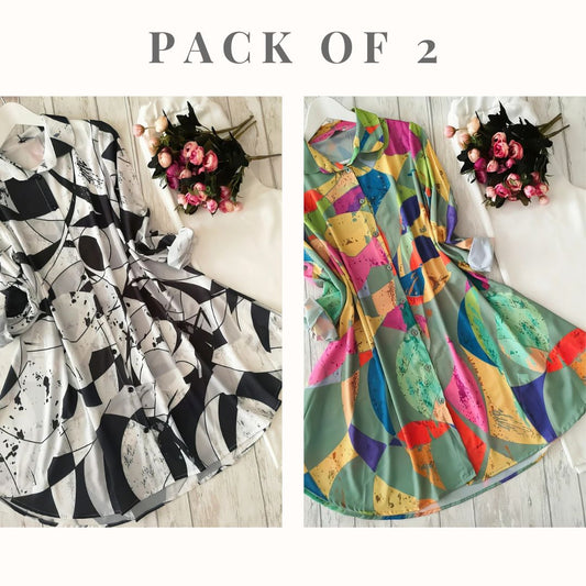 Pack Of 2 Heavy Kurti With Palazzo