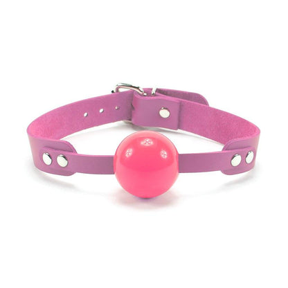 Leather Belt Mouth Gag Ball Material Silicon