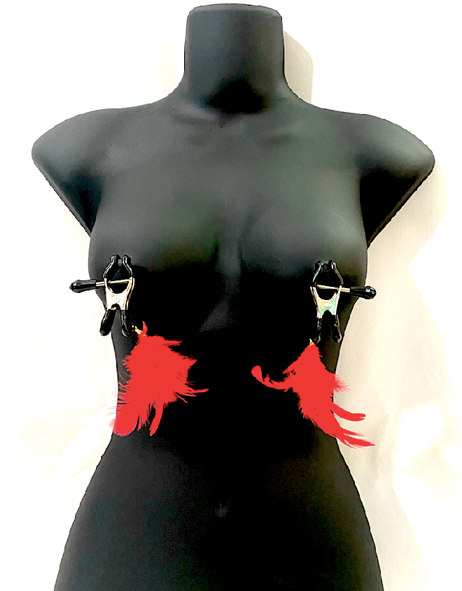 Buy Red Feather Nipple Clamp Online