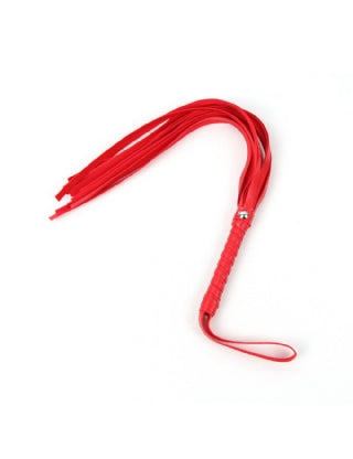 Red Leather Whip Tease Play Adult Couple