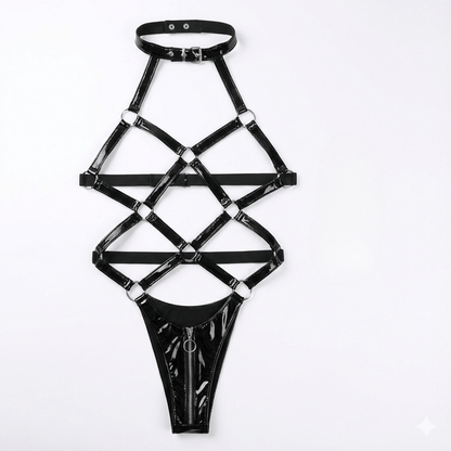 Adjustable Black Ring Harness
