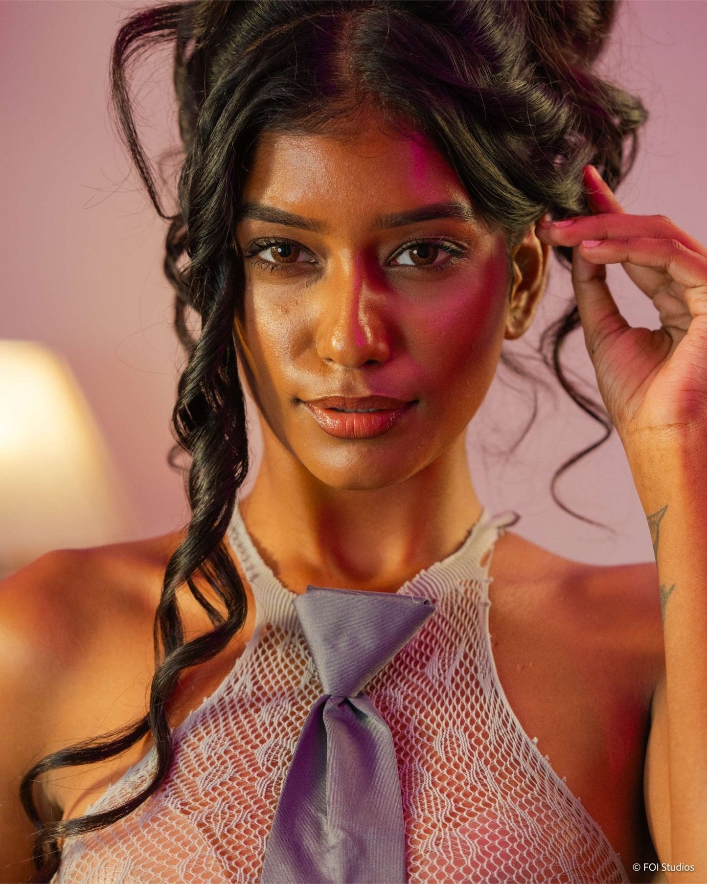 Academy Crush Roleplay Satin Lingerie