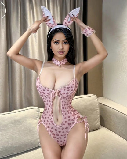 Set Hearts Racing Lace Babydoll Lingerie