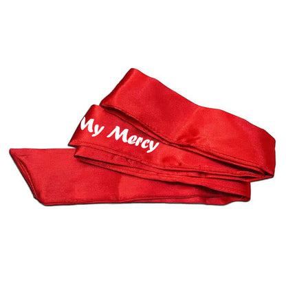 At My Mercy Glow In The Dark  Eye Mask & Adjustable Satin Blindfold