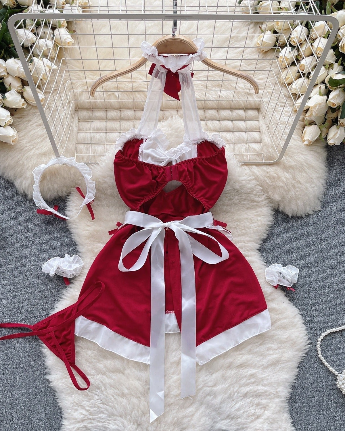 Allure in Seconds Two-Piece Set Lace Lingerie