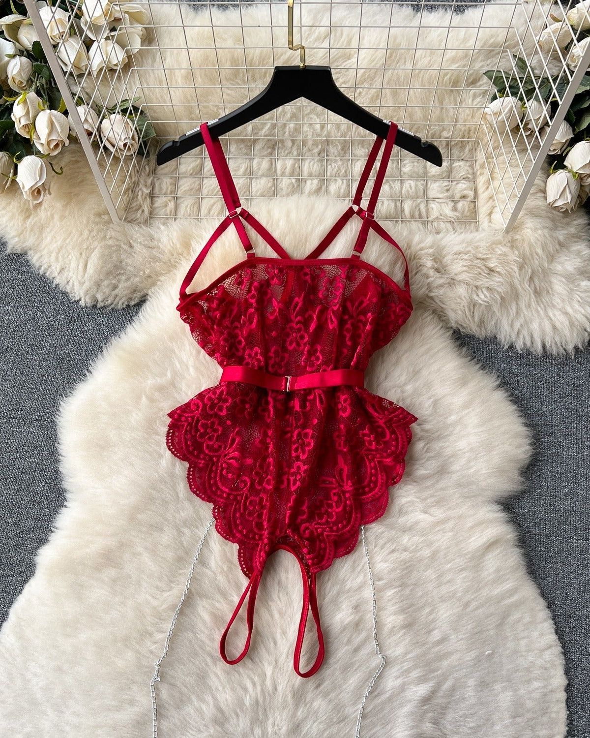 Scarlet Charm Lace Babydoll Lingerie