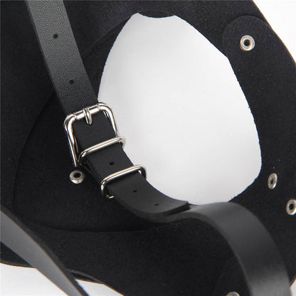 Black Leather Eye Mask