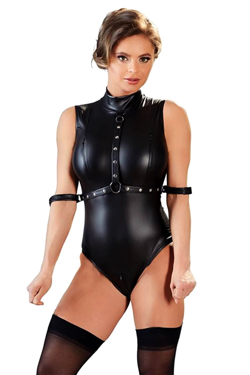 Black Leather Teddy