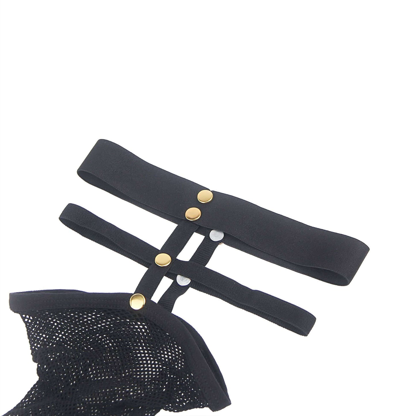 Black Mesh Fishnet Leg Stocking