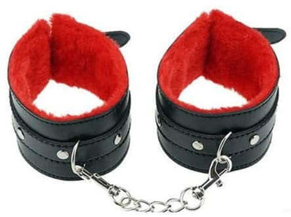 3 Pcs Black Leather Bondage Kit