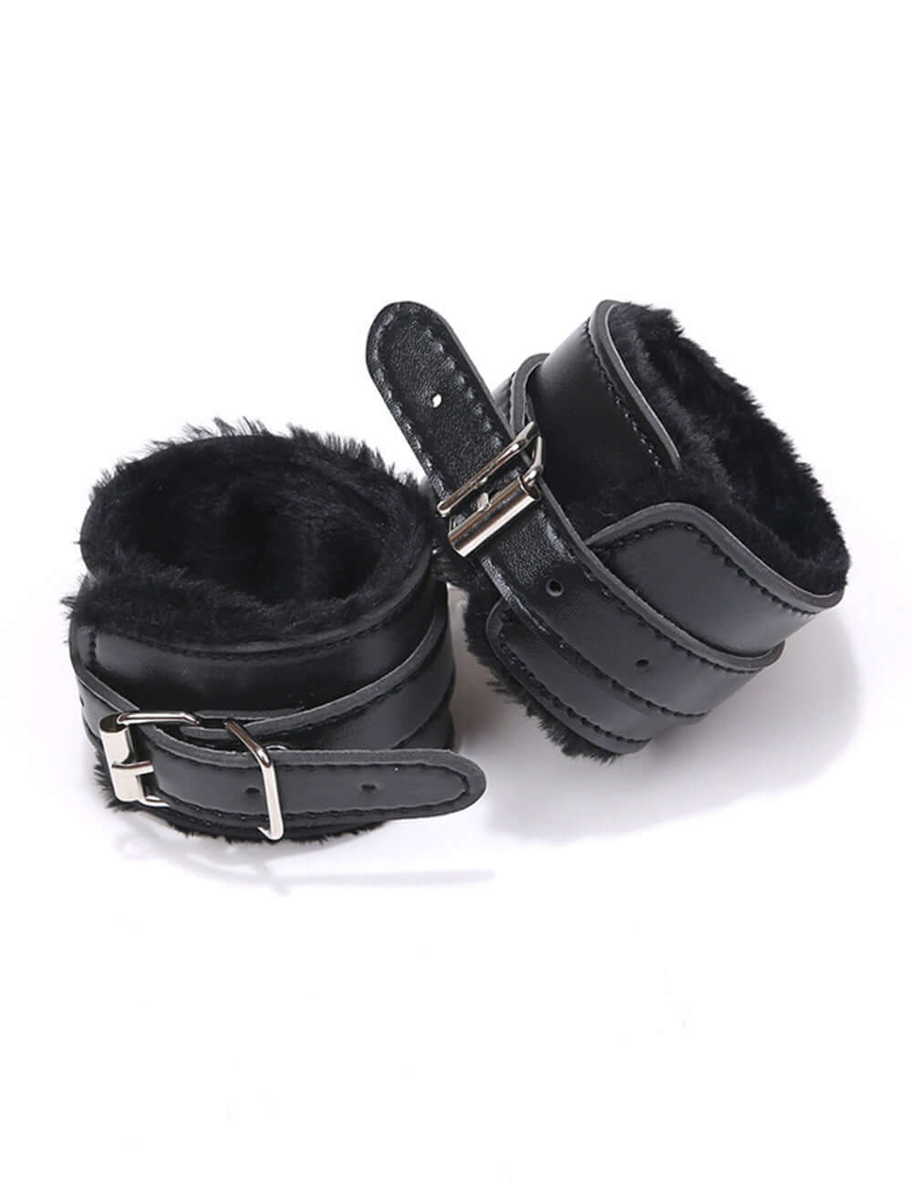 5 Pcs Black Leather Bondage Kit