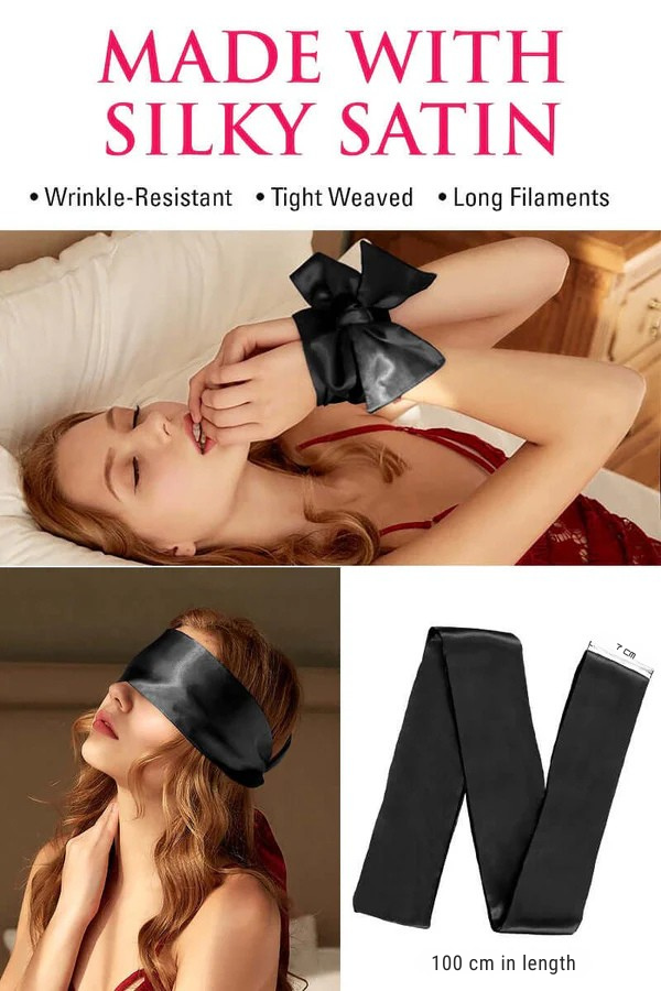 11 pc Black Leather BDSM Kit for couples.
