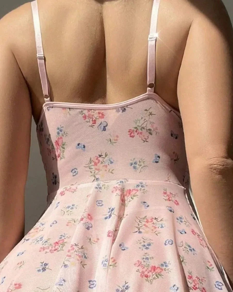 Blush Bloom Lace Babydoll Lingerie