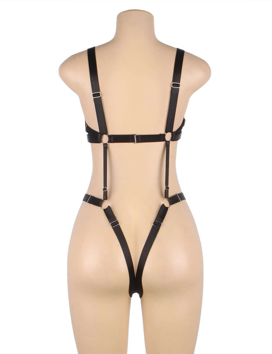Black Adjustable Bondage Bodysuit