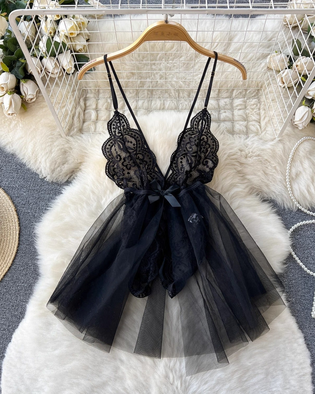 Rule the Room Lace Babydoll Lingerie