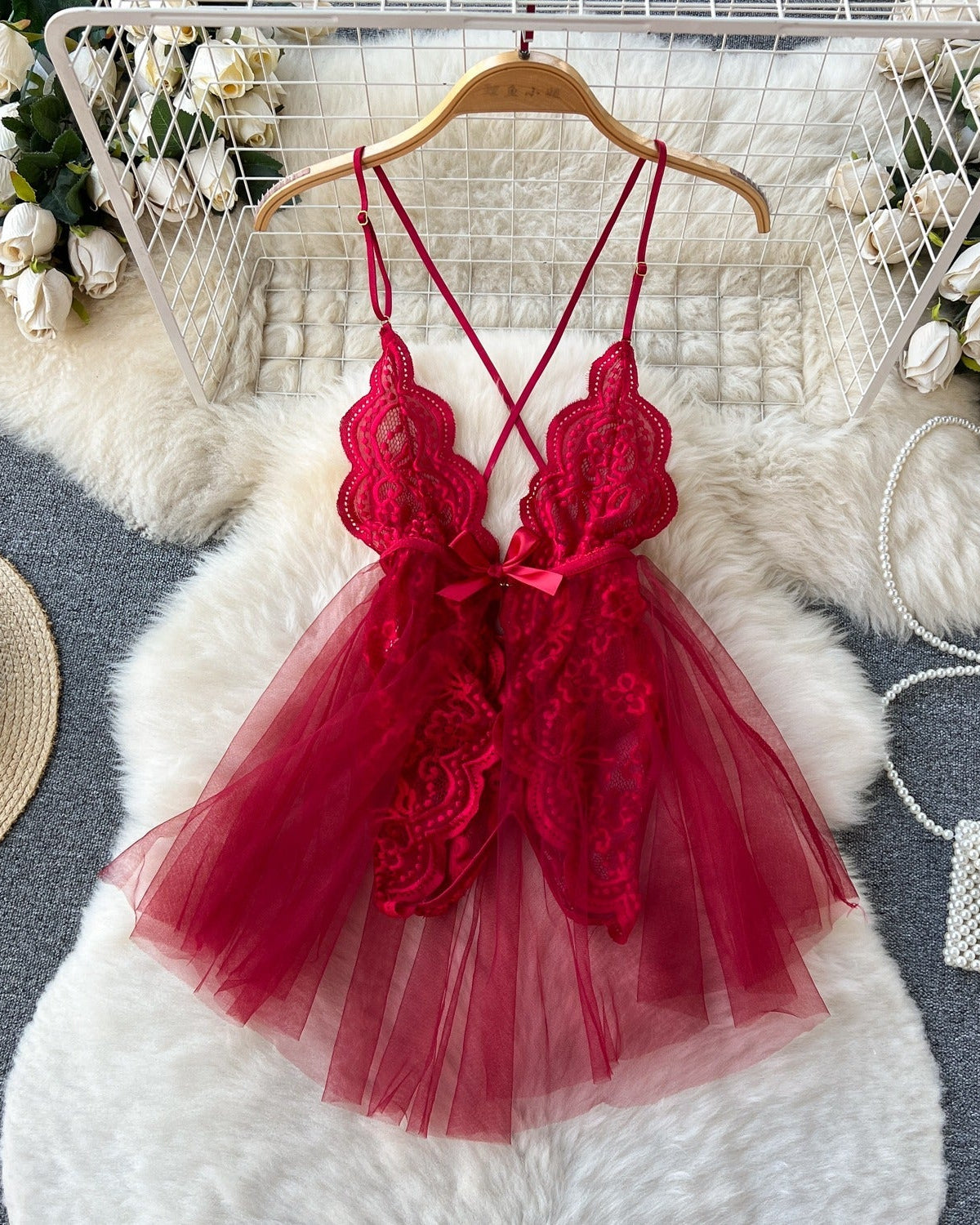 Rule the Room Lace Babydoll Lingerie