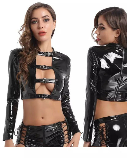 Certified Baddie Energy Two Piece Editorial Lace Lingerie