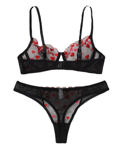 Sweetheart Elegance Valentine Lace Lingerie