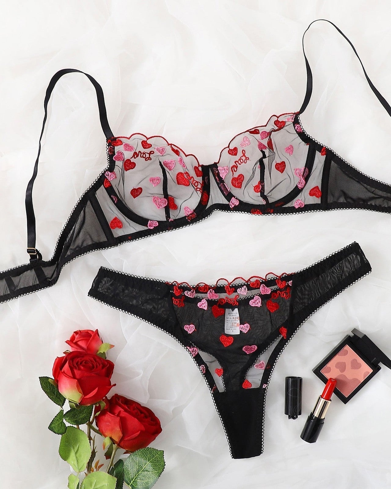 Sweetheart Elegance Valentine Lace Lingerie