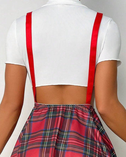 Class Dismissed… Or Just Starting? Schoolgirl Roleplay Satin Lingerie