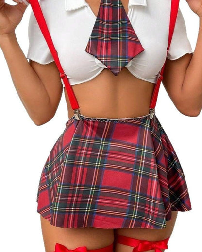 Class Dismissed… Or Just Starting? Schoolgirl Roleplay Satin Lingerie