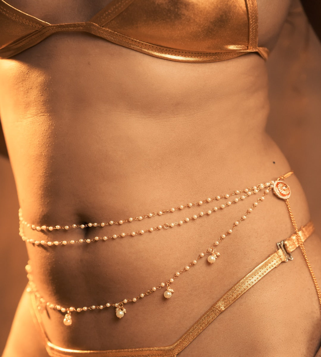 Love Beaded Belly Chain