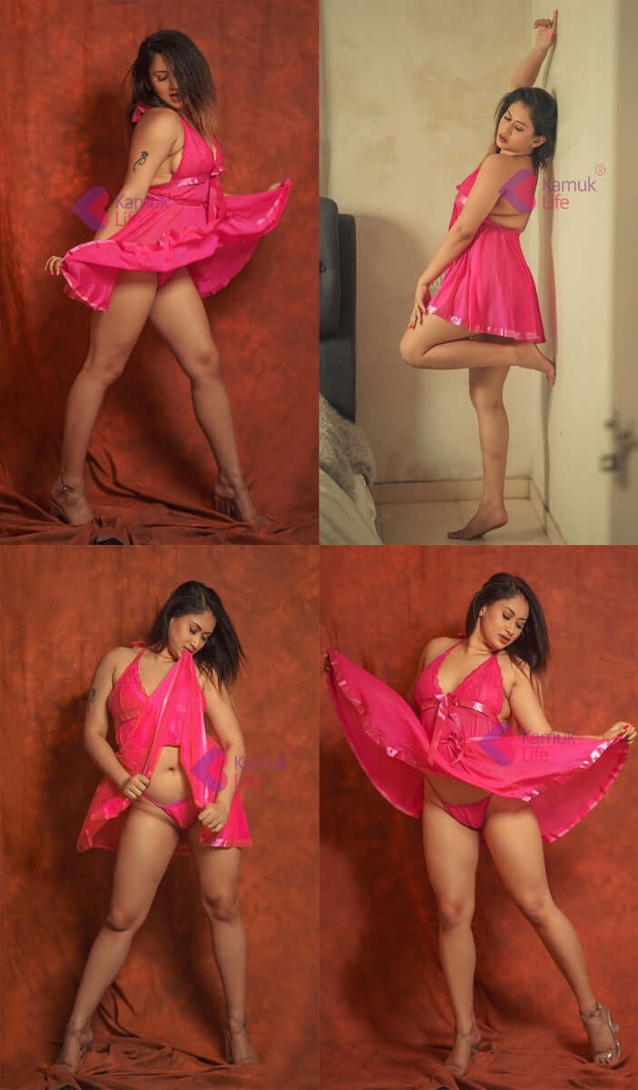 Sexy Pink Gorgeous Babydoll Lingerie
