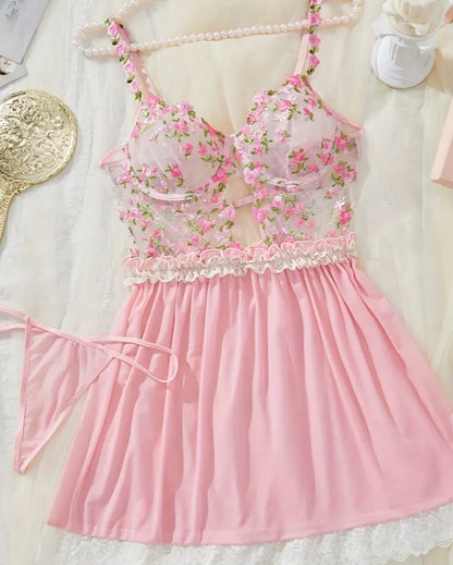 Cupcake Couture Lace Babydoll Lingerie Set