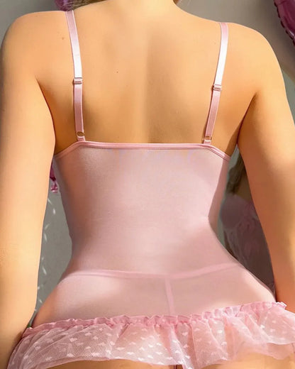 Cupid’s Chaos Edit Lace Babydoll Lingerie