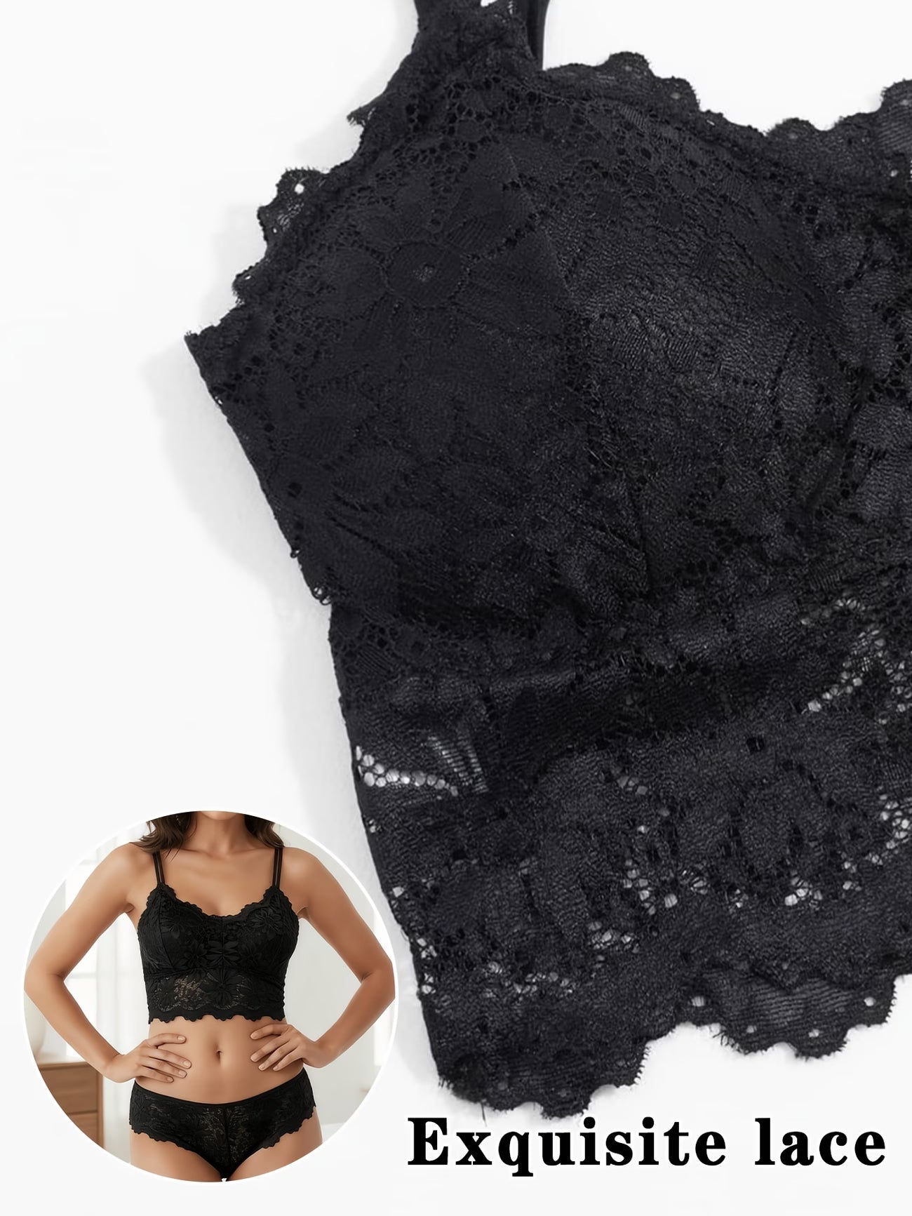 Pack of 6 Women’s Lace Lingerie Set