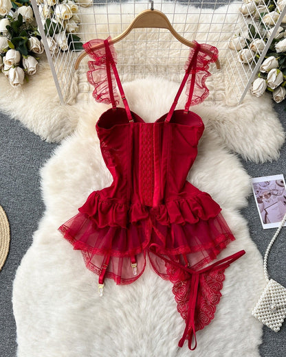 Showstopper Bustier Lace Lingerie Set