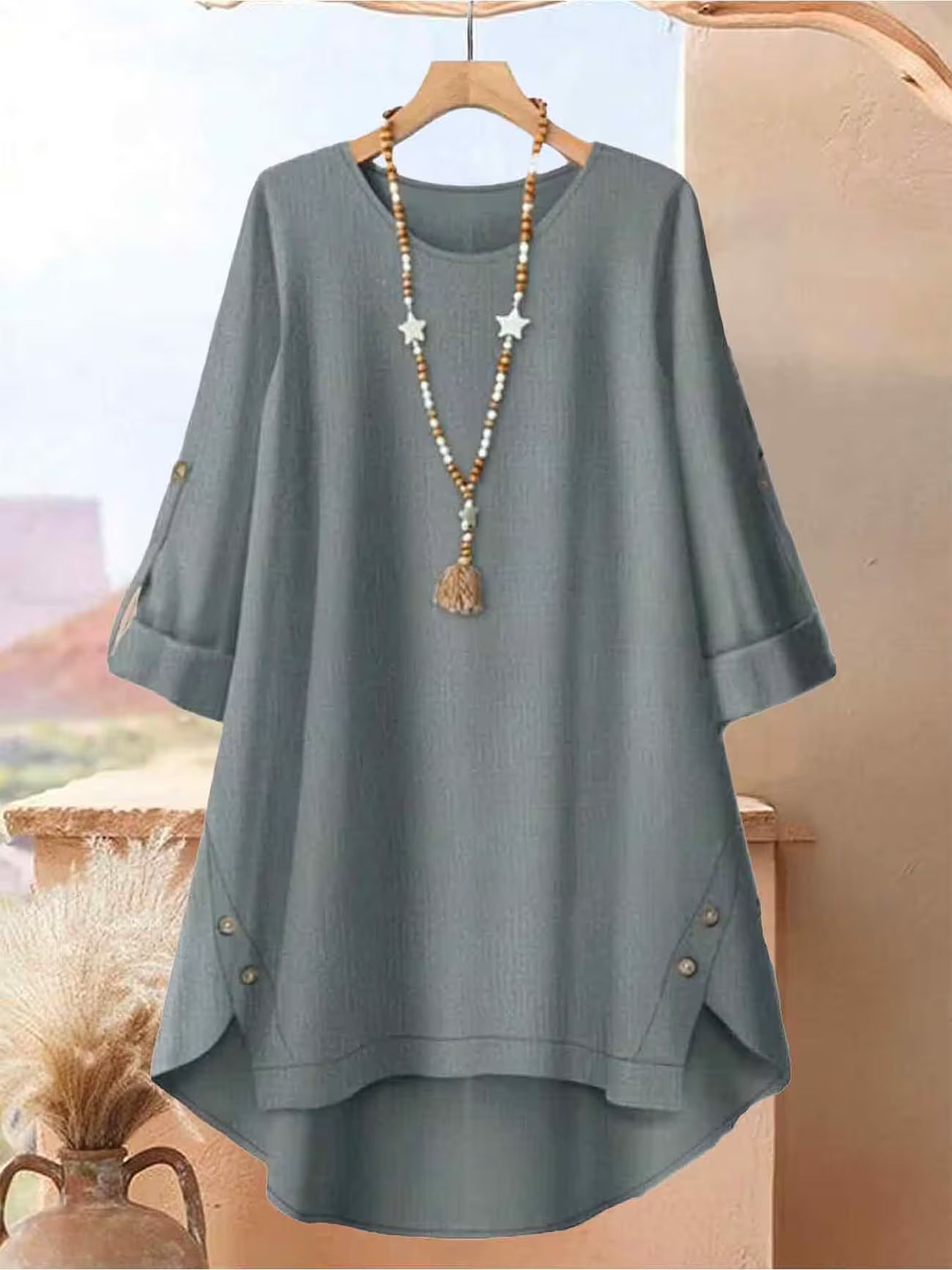 Elegant Botanical Print 2-Piece Women’s Co-Ord Set