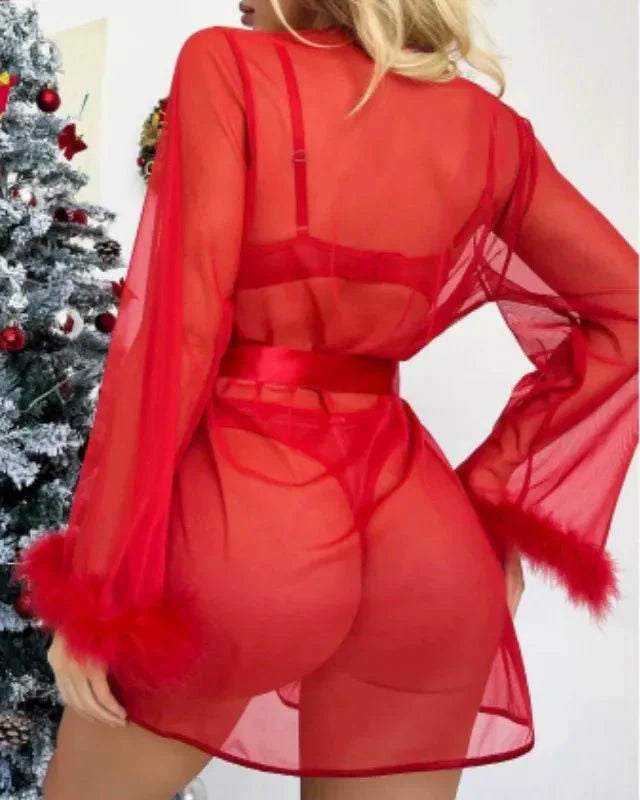 Frost Me Lightly Barbie Fantasy Satin Lingerie