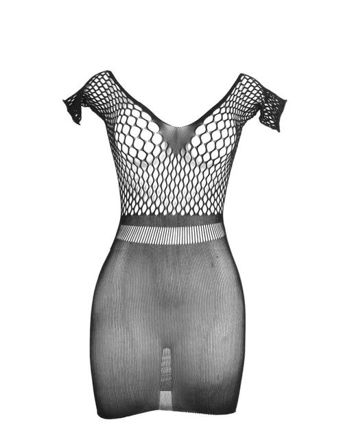 Mini Crochet Chemise Dress for Plus Size