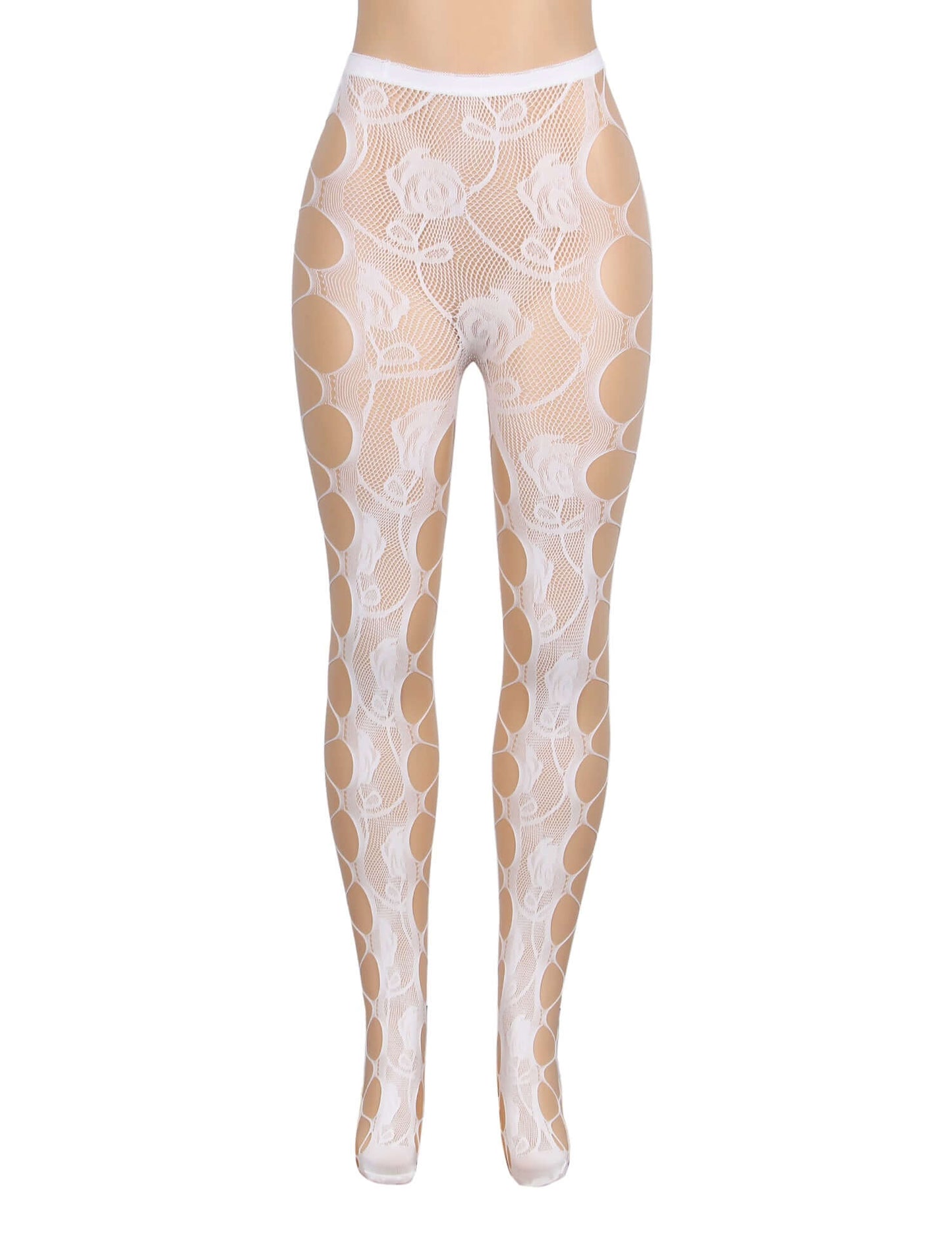 Glow in the Dark Floral Sheer Pantyhose for Women