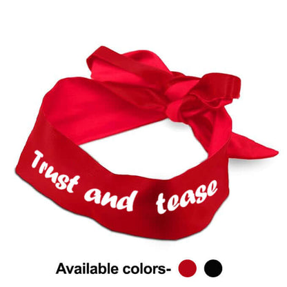 Glow in the Dark Eye Mask & Adjustable Satin Blindfold
