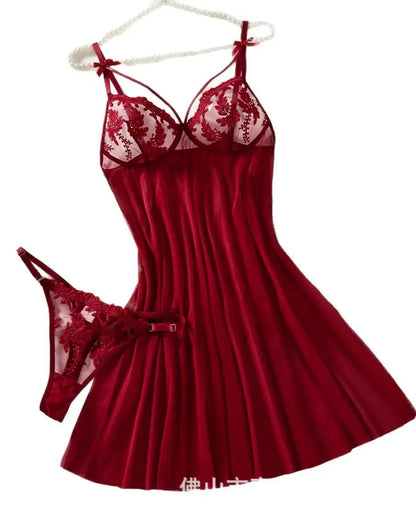 High Stakes Enchantress Sheer Lace Babydoll Lingerie