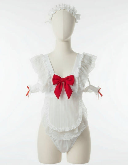 House of Lace French Maid Lingerie Set