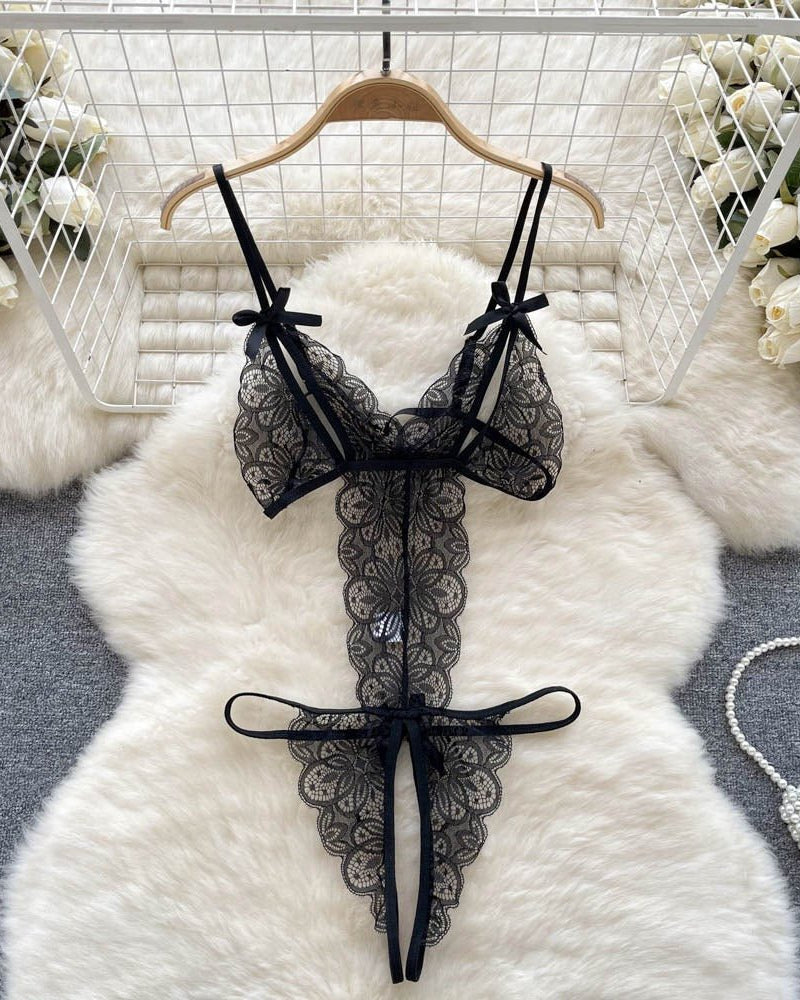 Twilight Charm Lace Teddy Lingerie