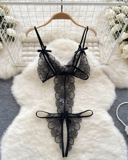 Twilight Charm Lace Teddy Lingerie