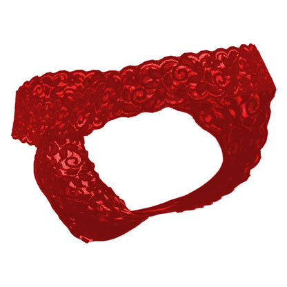 Men's Red Lace G-String Underwear