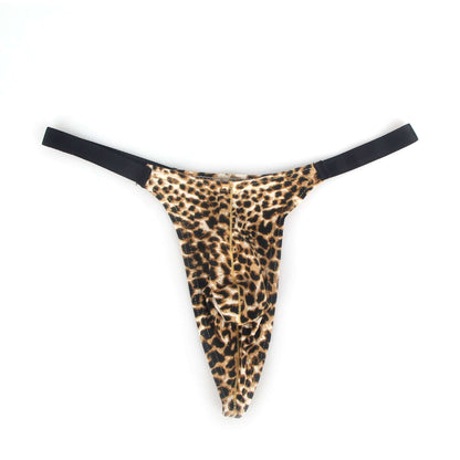Leopard Print Low-Rise Men’s Thong