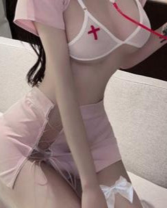 Innocent Allure Pink Nurse Fantasy Lace Lingerie